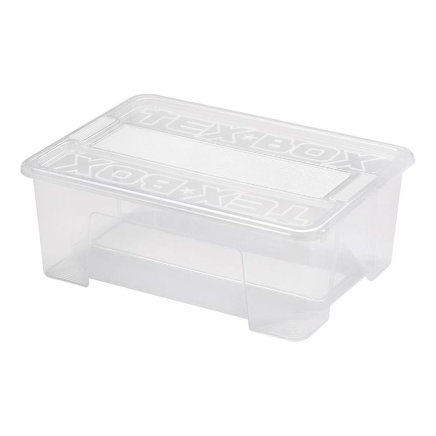 Úložný box TEX BOX 10 l číra