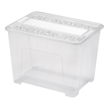 Úložný box TEX BOX 21 l číra