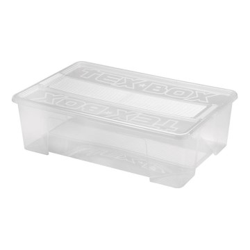 Úložný box TEX BOX 28 l číra