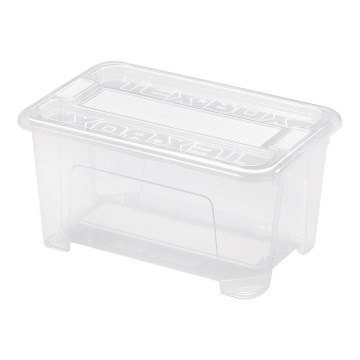 Úložný box TEX BOX 4,5 l priehľadný