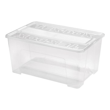 Úložný box TEX BOX 48 l číra