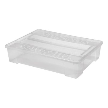 Úložný box TEX BOX 60 l číra