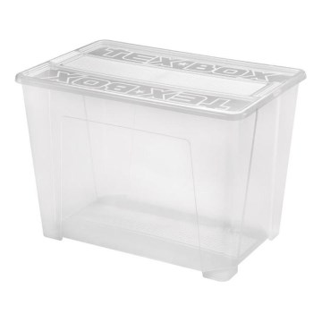 Úložný box TEX BOX 70 l číra