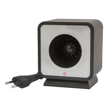 Ultrazvukový odpudzovač hlodavcov 1 W/230 V, čierny