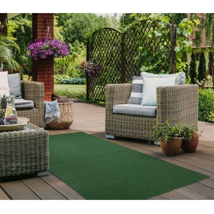 Umelý trávnikový koberec PEMBA 100x200 cm 7 mm zelený