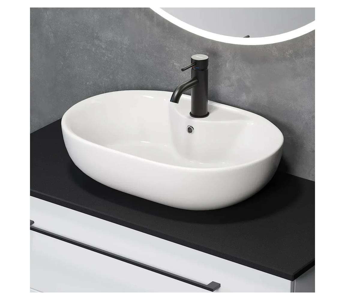 BATH DELUXE Umývadlo na dosku TROMSO 59,5x41 cm keramika/biela 06-060-08-11-00