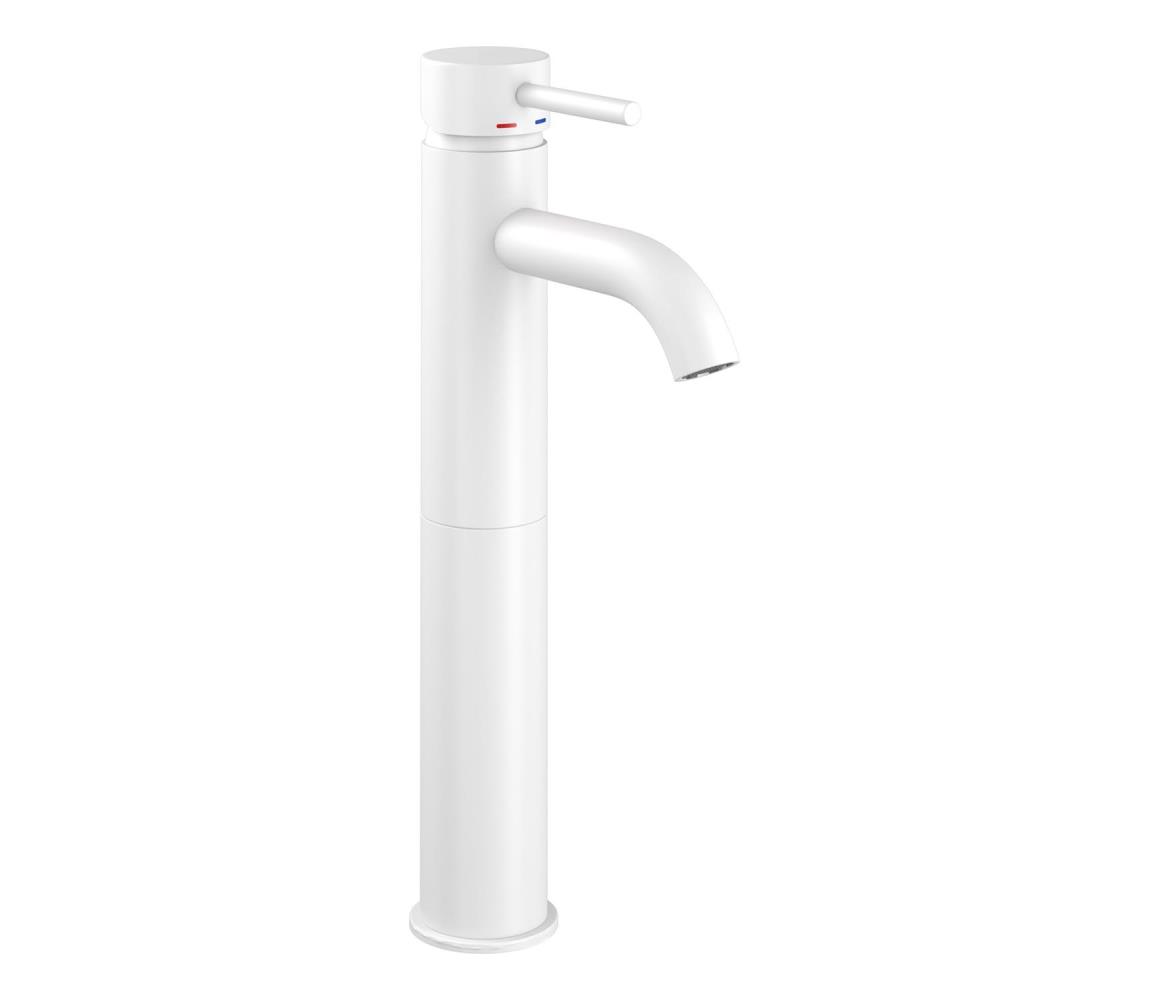 BATH DELUXE Umývadlová batéria DRAGOR 29 cm matná biela 28-005-02-01-00