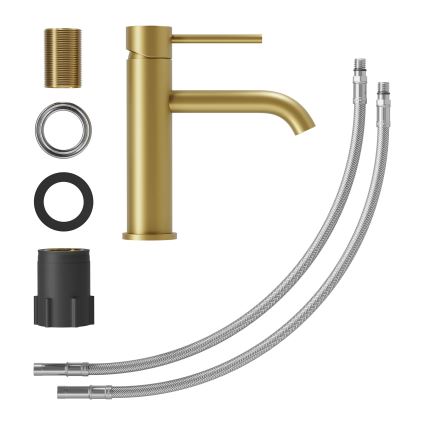 Umývadlová batéria SOVANG 18,3 cm, kartáčovaná mosadz