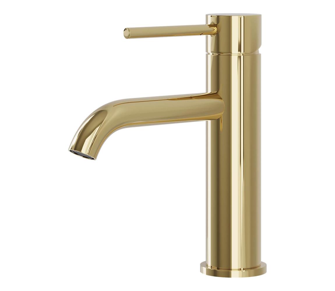 BATH DELUXE Umývadlová batéria SOVANG 18,3 cm, lesklá mosadz 28-018-01-64-02