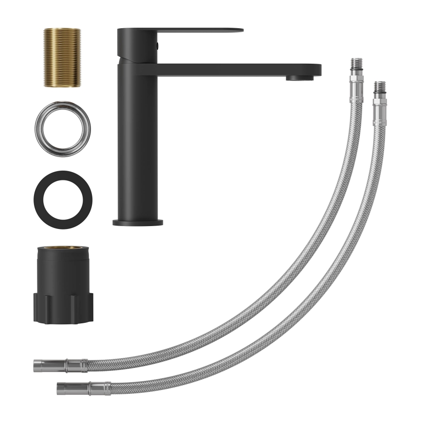 Umývadlová batéria TARNBY 17,3 cm, matná čierna