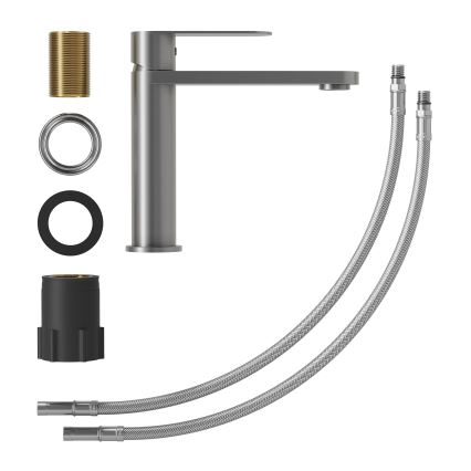 Umývadlová batéria TARNBY 17,3 cm práškovo šedá