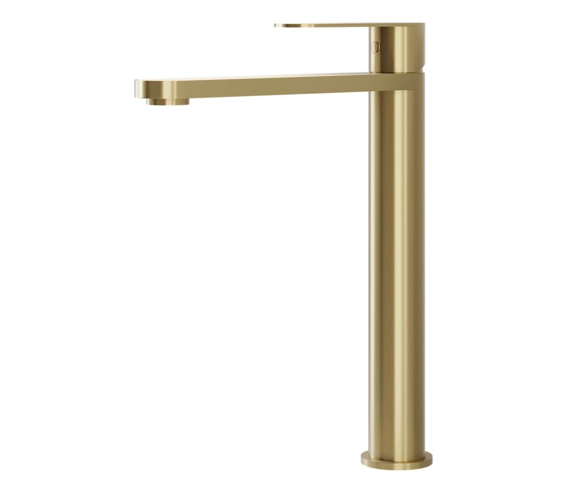 BATH DELUXE Umývadlová batéria TARNBY 27,3 cm z kartáčovanej mosadze 28-027-02-70-02