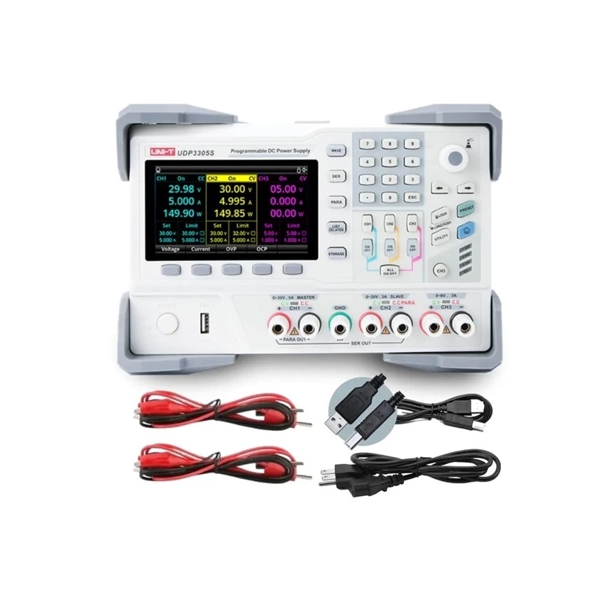 Uni-T UDP3305S-E - Laboratórny zdroj UDP3305S-E 0-30V/0-6A