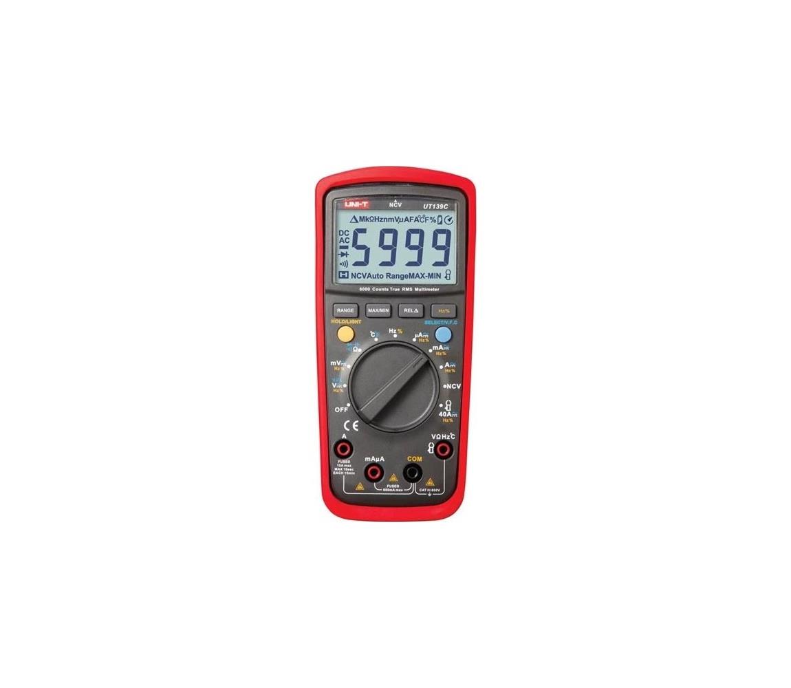 Uni-T UT139C - Multimeter 2xAA batérie 07720154