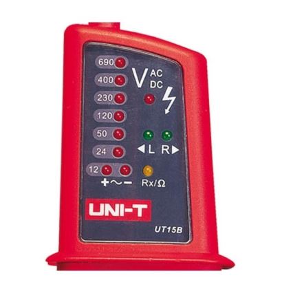 Uni-T UT15B - Skúšačka 2xAAA IP65
