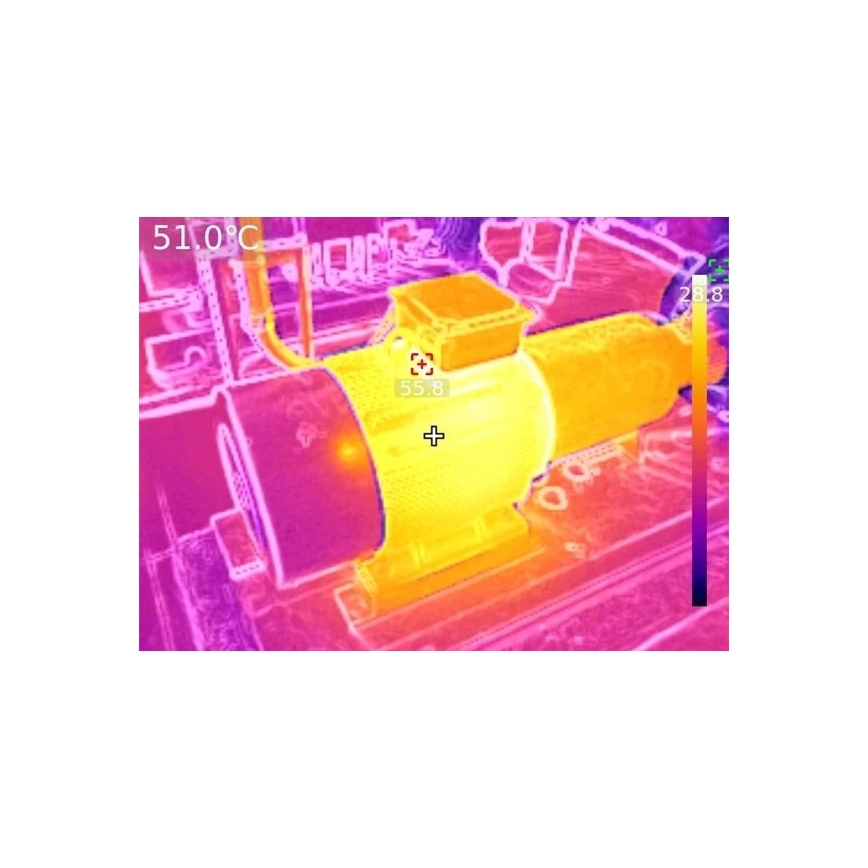 Uni-T UTi720V - tepelná kamera, 5200 mAh, rozlíšenie 640x480 px, 3,7 V, krytie IP54