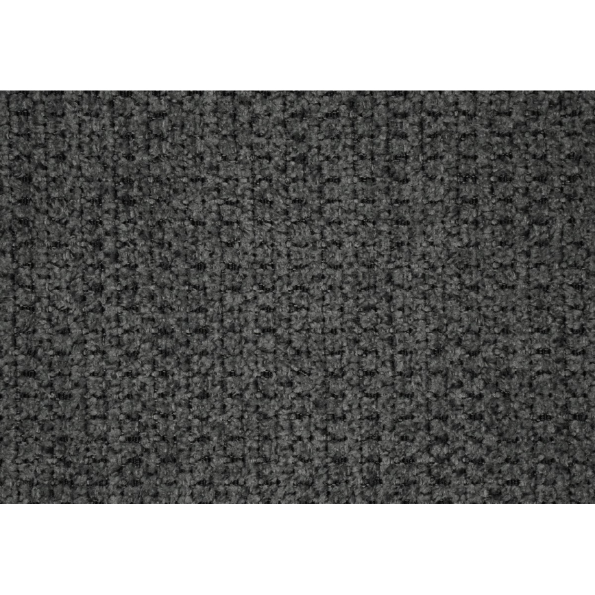 Textília je zobrazená v detaile. Je tmavosivá s jemnou, pravidelnou textúrou. Zdá sa byť tkaná z krátkych vlákien.