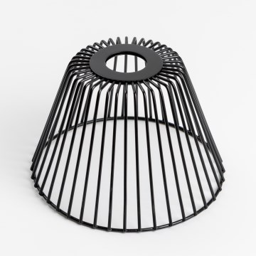 Univerzálne tienidlo CURITIBA pr. 21 cm čierne