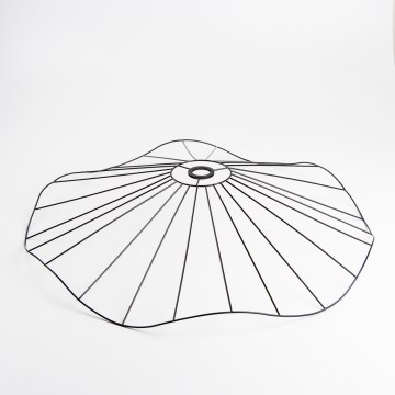 Univerzálne tienidlo CURITIBA, priemer 80 cm, čierne