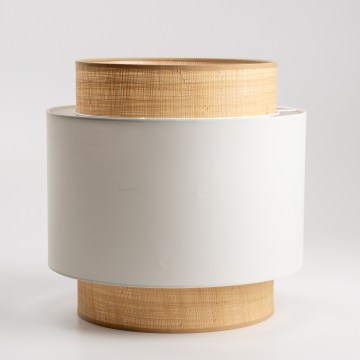 Univerzálne tienidlo KERIA pr. 30 cm béžové/biele