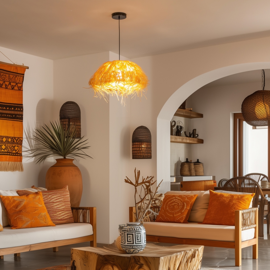 Univerzálne tienidlo KERIA pr. 40 cm hnedé