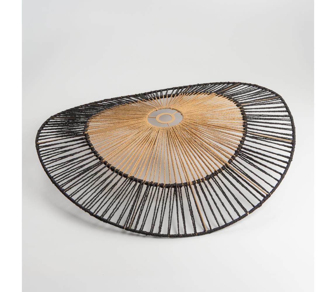 Eglo Univerzálne tienidlo KERIA, priemer 100 cm, hnedé/čierne 781093