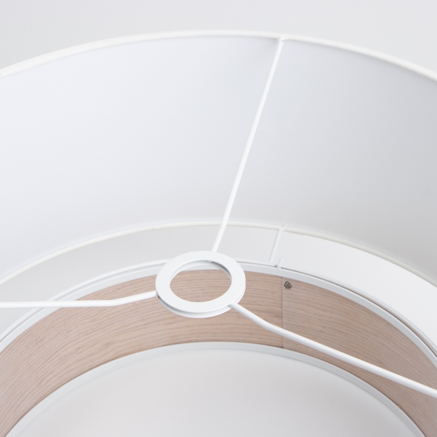 Univerzálne tienidlo KERIA, priemer 50 cm, biela/hnedá