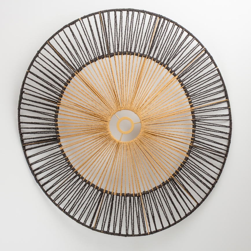 Univerzálne tienidlo KERIA, priemer 80 cm, hnedá/čierna