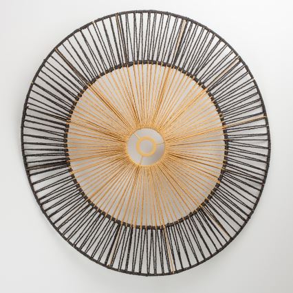 Univerzálne tienidlo KERIA, priemer 80 cm, hnedé/čierne