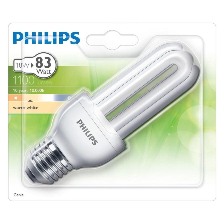 Úporná žiarovka Philips GENIE E27/18W/230V 2700K