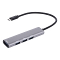 USB-C hub 4 v 1 s Power Delivery 100 W