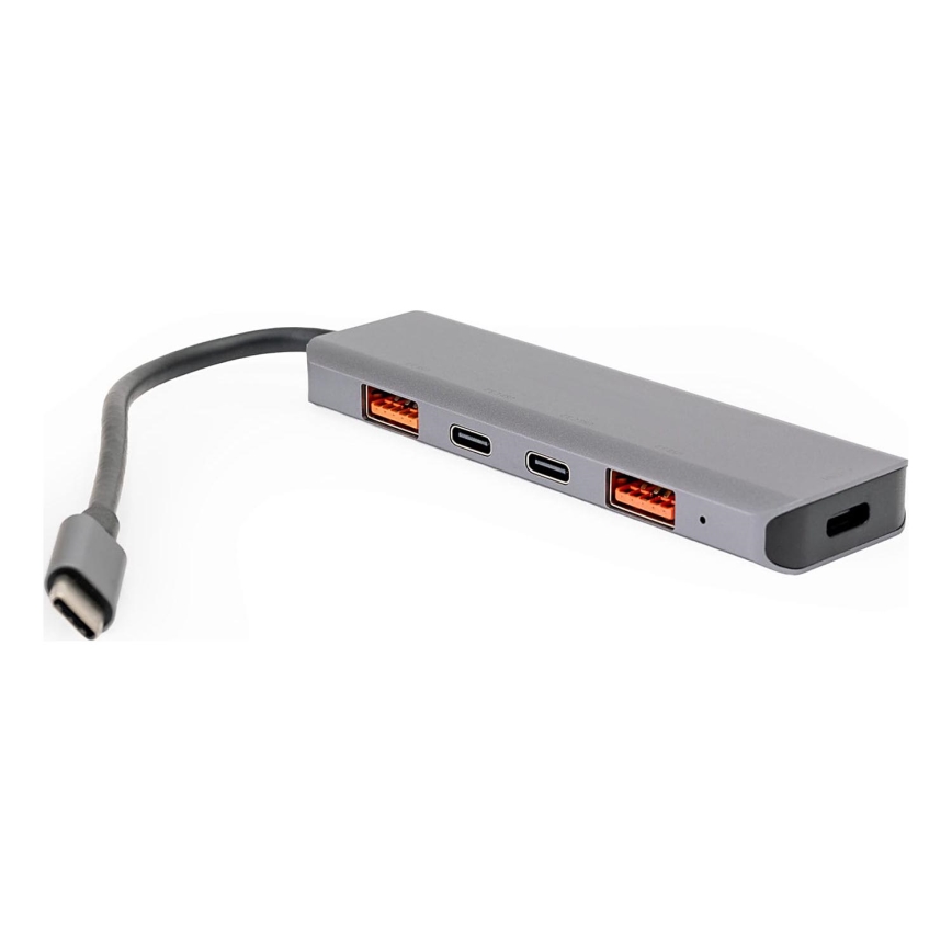 USB-C rozbočovač 5 v 1 s Power Delivery 100 W
