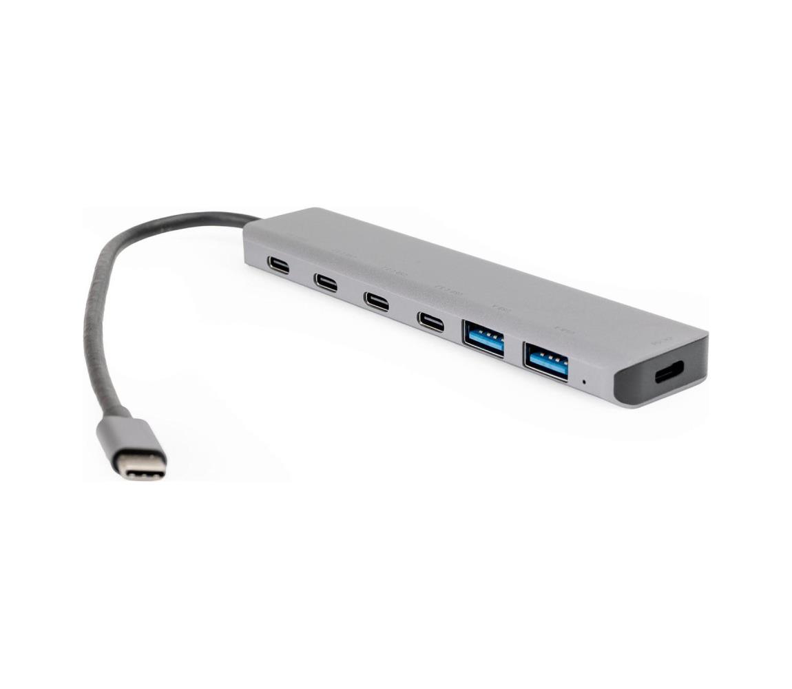 USB-C rozbočovač 7 v 1 s Power Delivery 100 W PMH22