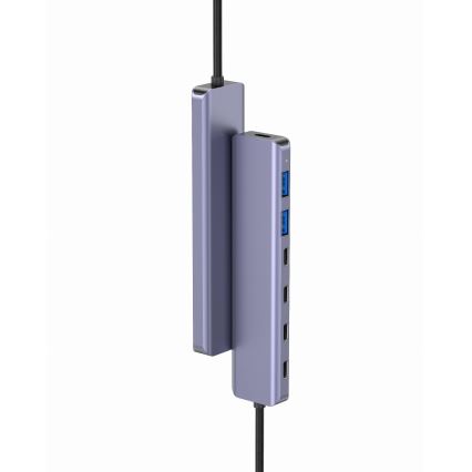 USB-C rozbočovač 7 v 1 s Power Delivery 100 W