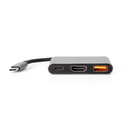 USB hub 3v1 100W HDMI 4K