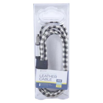 USB kábel USB A / Micro USB konektor 1m biela