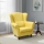 Ušiakové kreslo GALA žlté