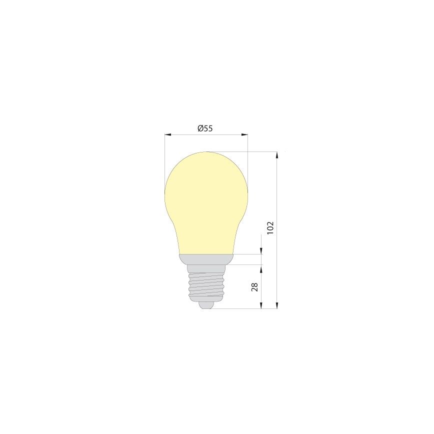 Úsporná žiarovka OPAL E27/9W/230V