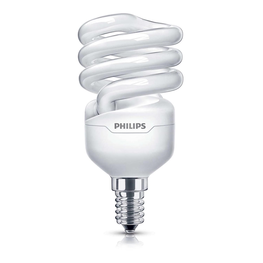 Úsporná žiarovka Philips E14/12W/230V 6500K - TORNADO