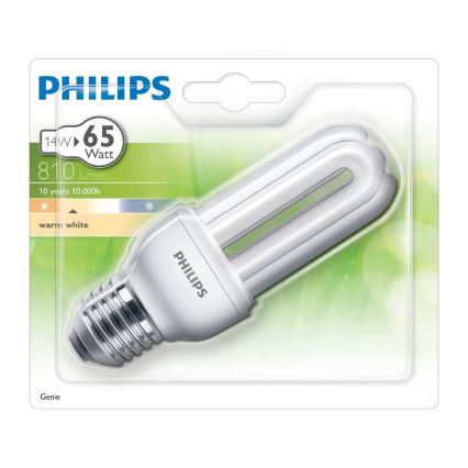 Úsporná žiarovka Philips E27/14W/230V 2700K