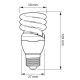 Úsporná žiarovka Philips TORNADO E27/15W/230V 2700K