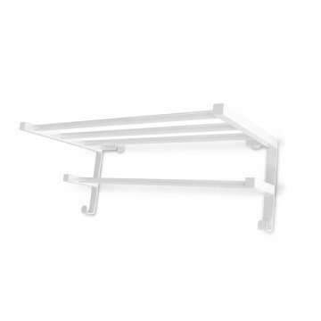 Uterákový vešiak na kúpeľňový radiátor HF SHEFFIELD 52x28,4 cm biela