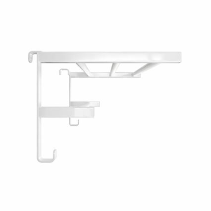 Uterákový vešiak na kúpeľňový radiátor HF SHEFFIELD 52x28,4 cm biela