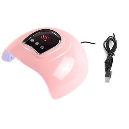 UV lampa na nechty 54W/5V ružová