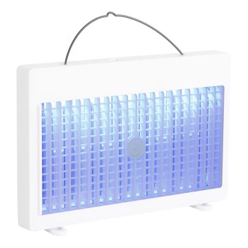 UV Nabíjací lapač hmyzu 1200 mAh/5V biely