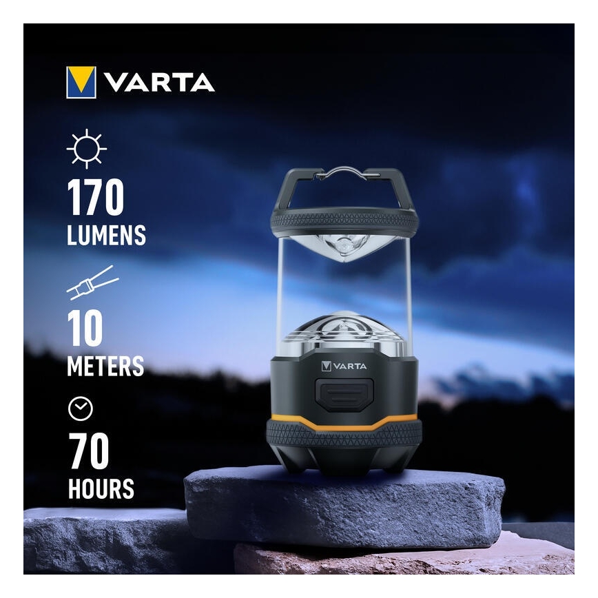 Varta 16550101111 - LED kempingové svietidlo L10 LED/4xAA IP54