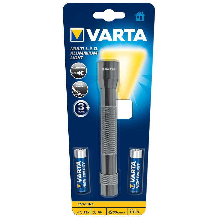 Varta 16627 - LED Baterka F10 2xAA