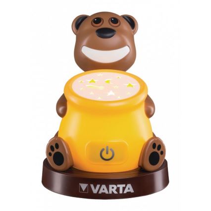 Varta 17501 - LED Detská projektorová lampa PAUL 2xLED/3xAA