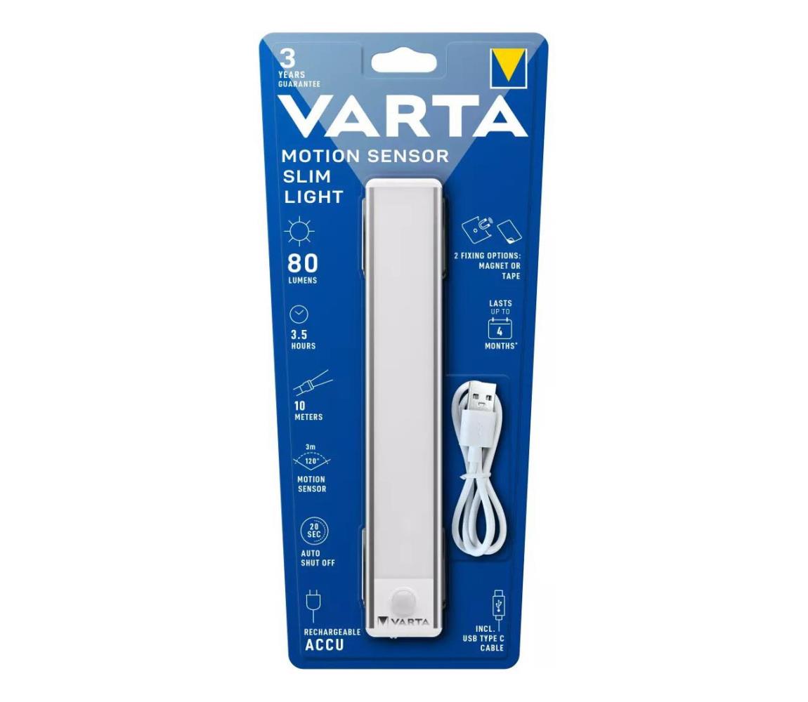 VARTA Varta 17624101401 - LED Nabíjacie osvetlenie nábytku so senzorom pohybu LED/5V