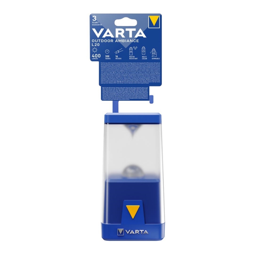 Varta 17666101111 -LED Stmievateľná campingová baterka OUTDOOR AMBIANCE LED/6xAA